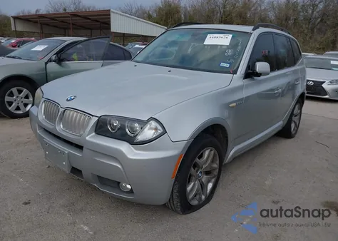 2008 BMW X3 3.0Si from USA, damaged, VIN WBXPC93408WJ12950